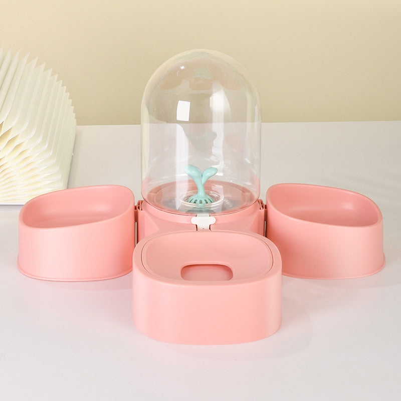 HKM-0928445 Automatic Pet Water Fountain for Dogs and Cats - Transparent Storage Tank with Filter