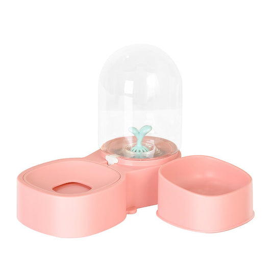 HKM-0928445 Automatic Pet Water Fountain for Dogs and Cats - Transparent Storage Tank with Filter
