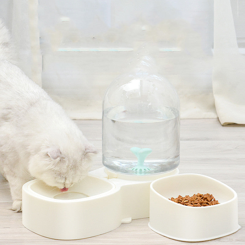 HKM-0928445 Automatic Pet Water Fountain for Dogs and Cats - Transparent Storage Tank with Filter