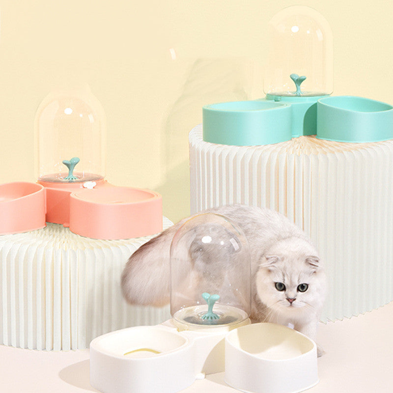 HKM-0928445 Automatic Pet Water Fountain for Dogs and Cats - Transparent Storage Tank with Filter