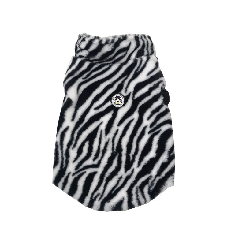 HKM-0928829 Leopard Print Plush Vest for Comfortable Autumn and Winter Wear