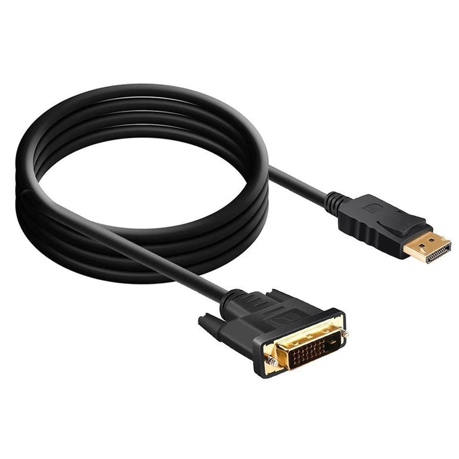HKM-092883 DisplayPort to DVI Adapter Cable 1.8m, Copper Connecting Line for Computer Monitor