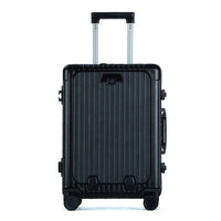 HKM-092883 Lightweight Aluminium Frame Carry-On Suitcase with Front Pocket for Travel