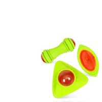 HKM-0929085 Luminous Bite-Resistant Interactive Dog Toy Set - Molar Rod, Teether Ball & Rugby