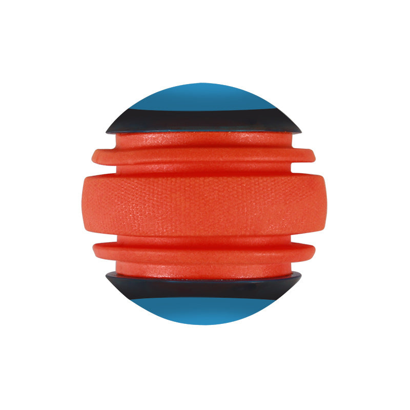 HKM-0929085 Luminous Bite-Resistant Interactive Dog Toy Set - Molar Rod, Teether Ball & Rugby