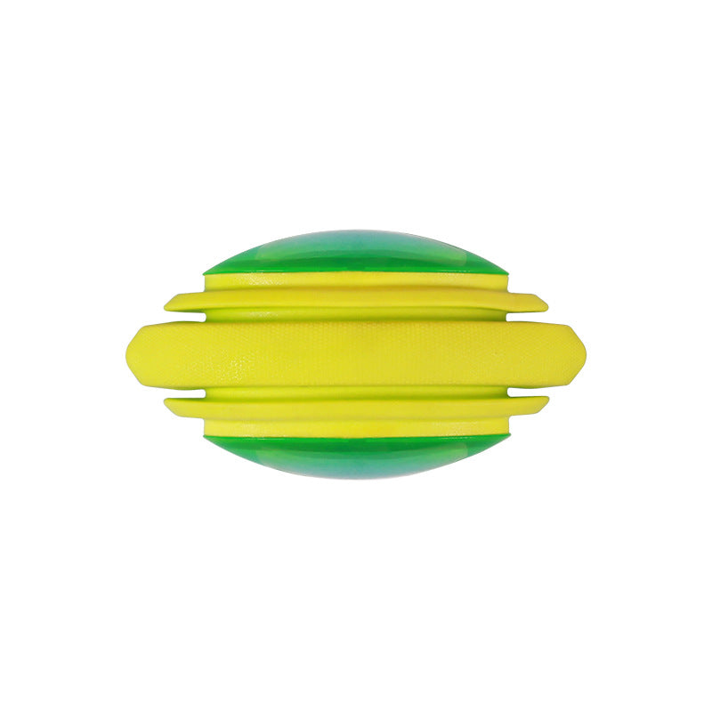 HKM-0929085 Luminous Bite-Resistant Interactive Dog Toy Set - Molar Rod, Teether Ball & Rugby