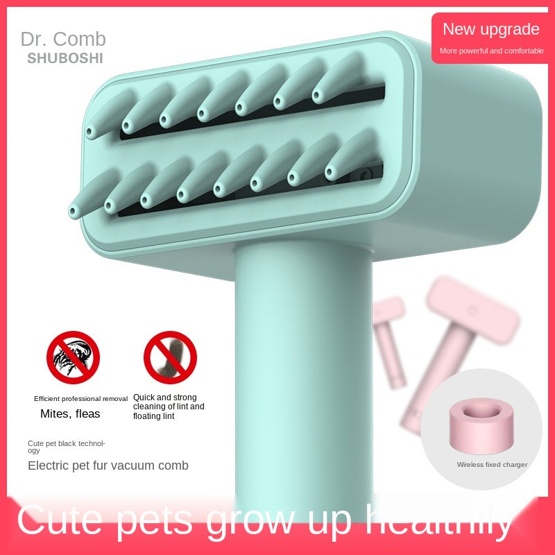 HKM-0929853 Wireless Electric Pet Comb for Effective Flea and Fur Removal, Suitable for All Pets