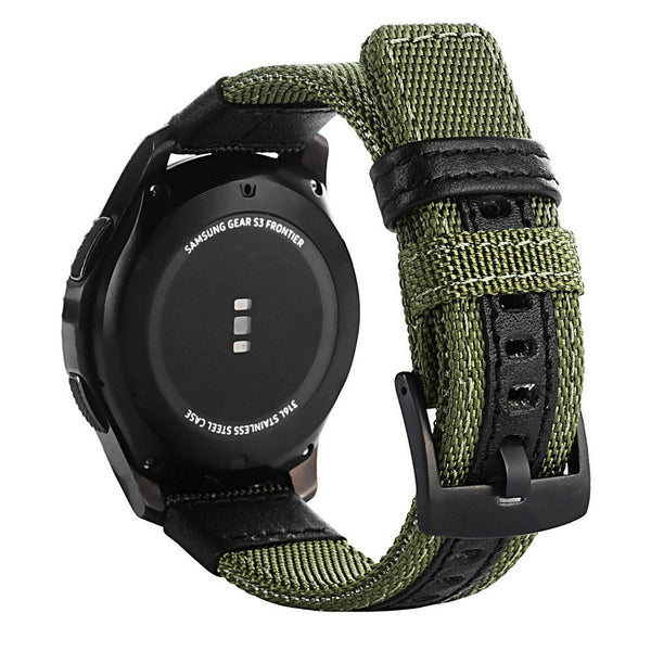 HKM-093011 Adjustable Nylon Woven Watch Strap - Multiple Colors & Sizes Available