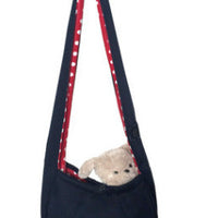 HKM-0930493 Soft Wool Pet Shoulder Bag for Small Dogs Up to 2.5kg - Solid Color Design