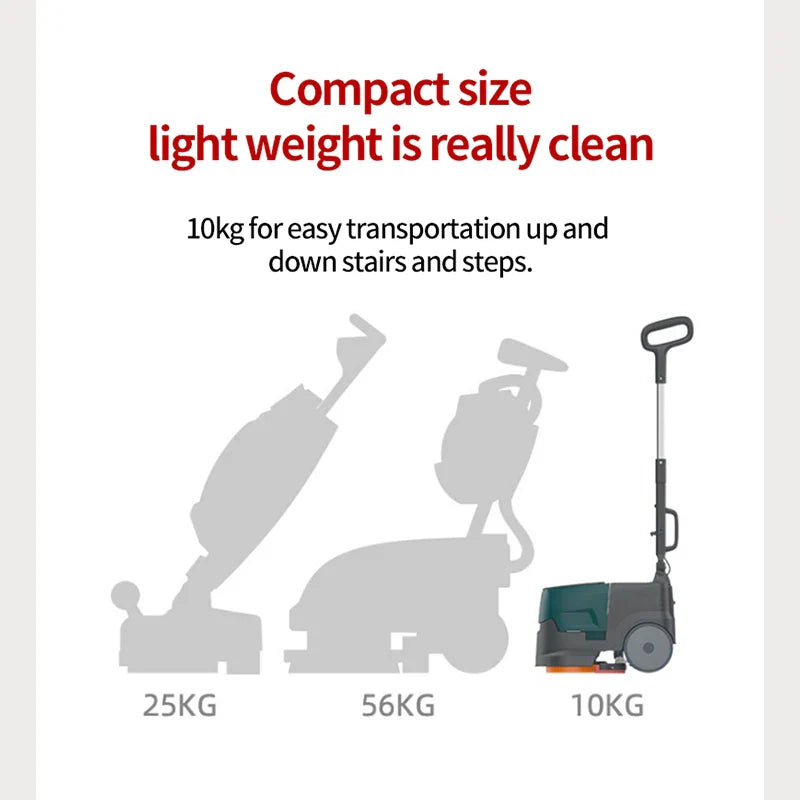 HKM-093075 Portable Mini Floor Scrubber 170W Handheld Cleaning Machine for Household Use