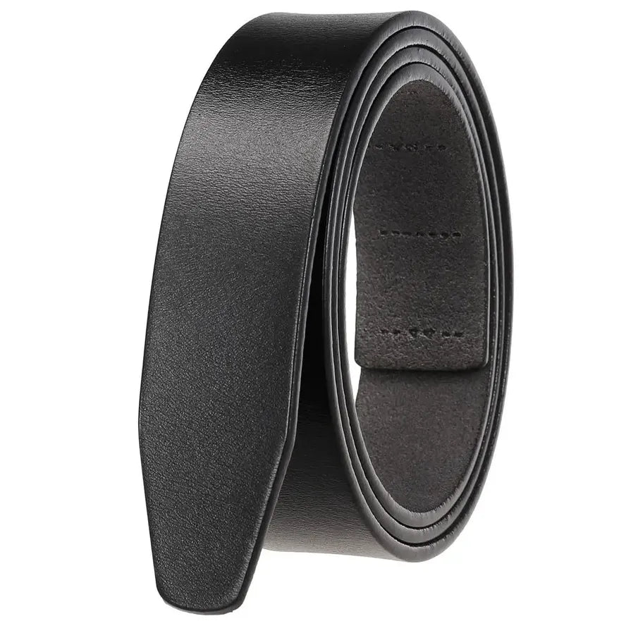 HKM-093203 Real Cowhide Leather Belt for Men – 35mm Wide Genuine Leather Design