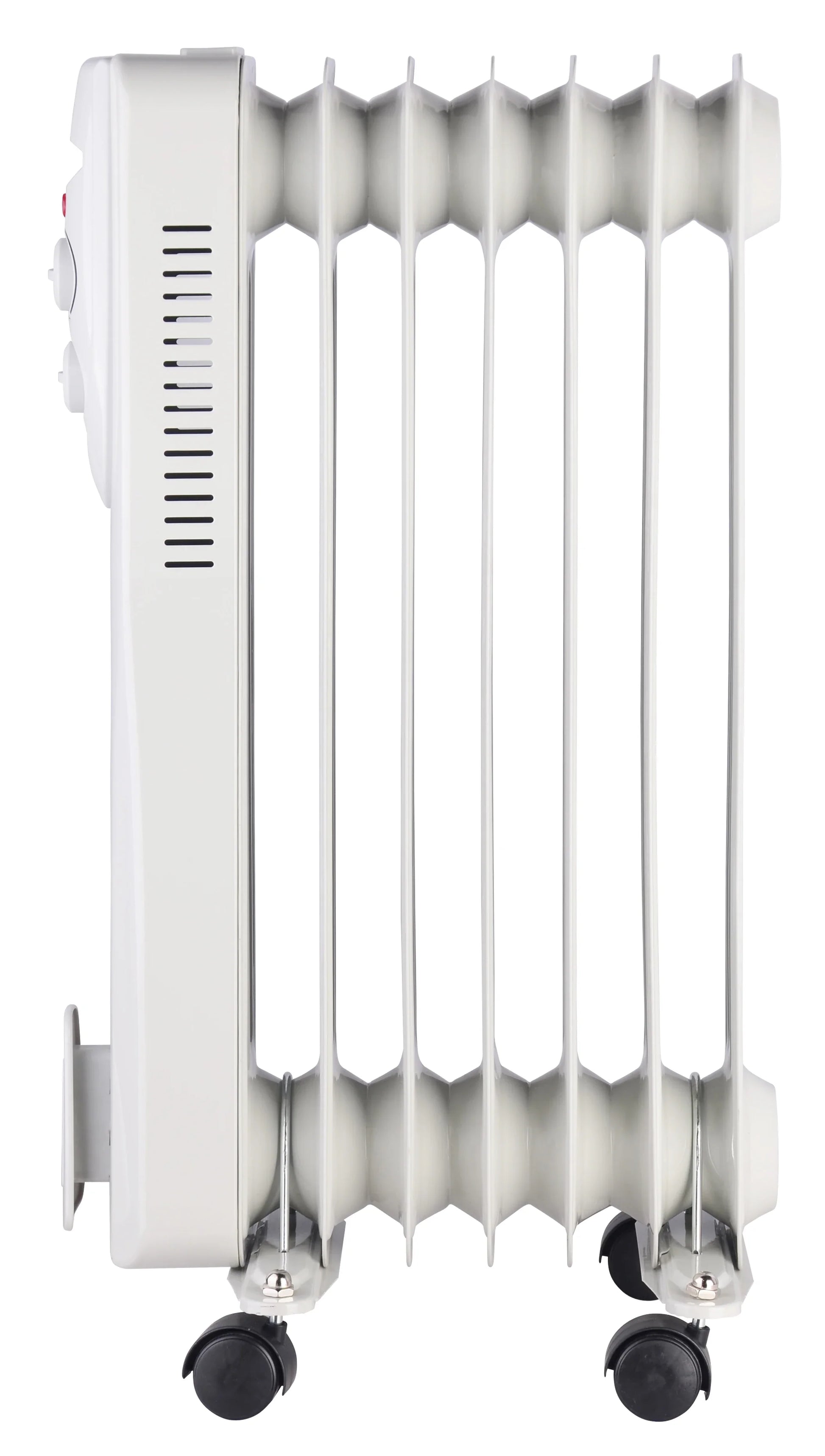 HKM-093267 Adjustable Electric Room Heater - Oil Filled Radiator with Overheat Protection, 3 Power Settings, 1800W, Steel & ABS Construction