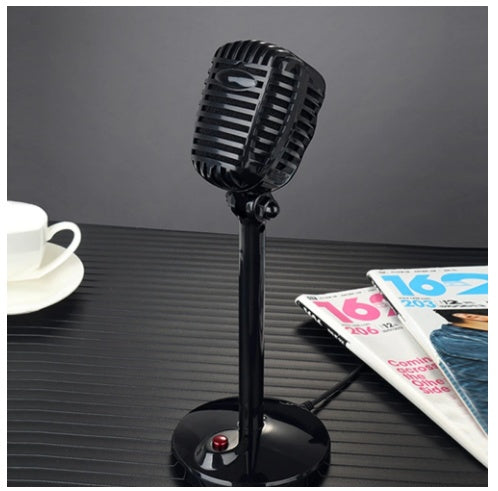 HKM-093331 USB Microphone with Adjustable Stand for Clear Recording, Podcasting, and Streaming