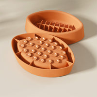 HKM-0934205 Silicone Anti-Choke Slow Feeding Bowl with Suction Cup for Pets