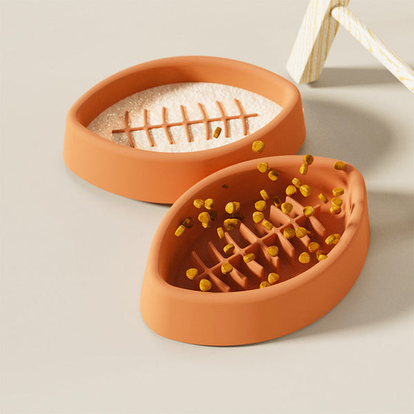 HKM-0934205 Silicone Anti-Choke Slow Feeding Bowl with Suction Cup for Pets