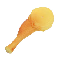 HKM-0934845 Dog Enamel Toys - Chicken Leg and Roast Chicken Design, Bite Resistant, Ideal for Indoor Play