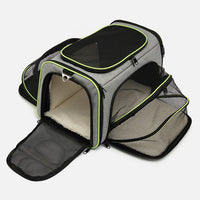 HKM-0936253 One-Shoulder Portable Folding Pet Carrier Bag - Versatile Oxford Cloth Design with Built-In Pet Pad