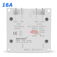 HKM-093715 Weekly Programmable 30A 230V AC Timer for Street, Neon, and Industrial Lighting