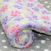 HKM-0937277 Reversible Fleece Pet Bed Mat - Soft, Washable Crate Pad for Dogs and Cats in Multiple Sizes