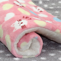 HKM-0937277 Reversible Fleece Pet Bed Mat - Soft, Washable Crate Pad for Dogs and Cats in Multiple Sizes
