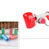 HKM-0937789 Automatic Portable Dog Pooper Scooper with Plastic Bag for Easy Cleanup
