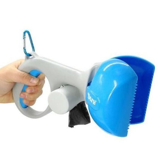 HKM-0937789 Automatic Portable Dog Pooper Scooper with Plastic Bag for Easy Cleanup