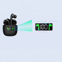 HKM-093843 Bluetooth Wireless In-Ear Headset with Digital Display and Voice Control