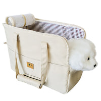 HKM-0938813 Breathable Canvas Crossbody Pet Carrier Bag - Medium Soft Design for Pets 2-5kg