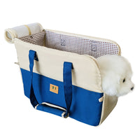 HKM-0938813 Breathable Canvas Crossbody Pet Carrier Bag - Medium Soft Design for Pets 2-5kg