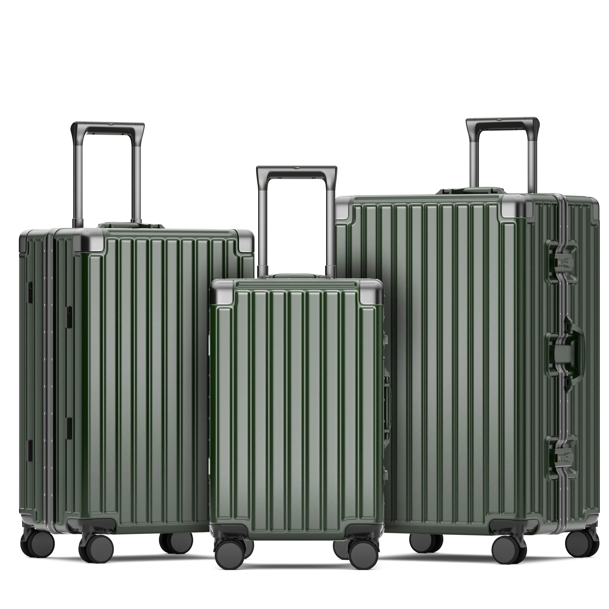 HKM-094035 Aluminium Frame Travel Carry-On Suitcase with Trolley Design