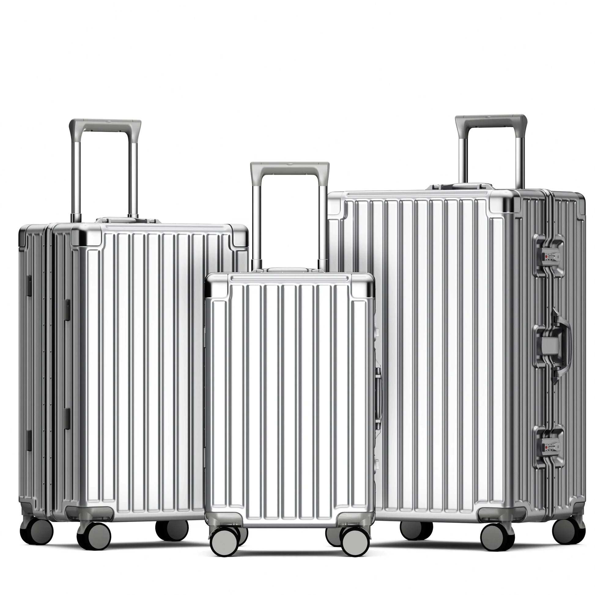 HKM-094035 Aluminium Frame Travel Carry-On Suitcase with Trolley Design