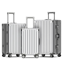HKM-094035 Aluminium Frame Travel Carry-On Suitcase with Trolley Design