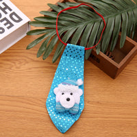 HKM-0942013 Christmas-Themed Sequin Tie Decorations - Old Man, Snowman, Elk, Bear - 20x8cm