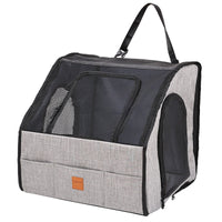 HKM-0943421 Portable Waterproof Pet Cage with Adjustable Car Seat Belt and Durable Dog Mat