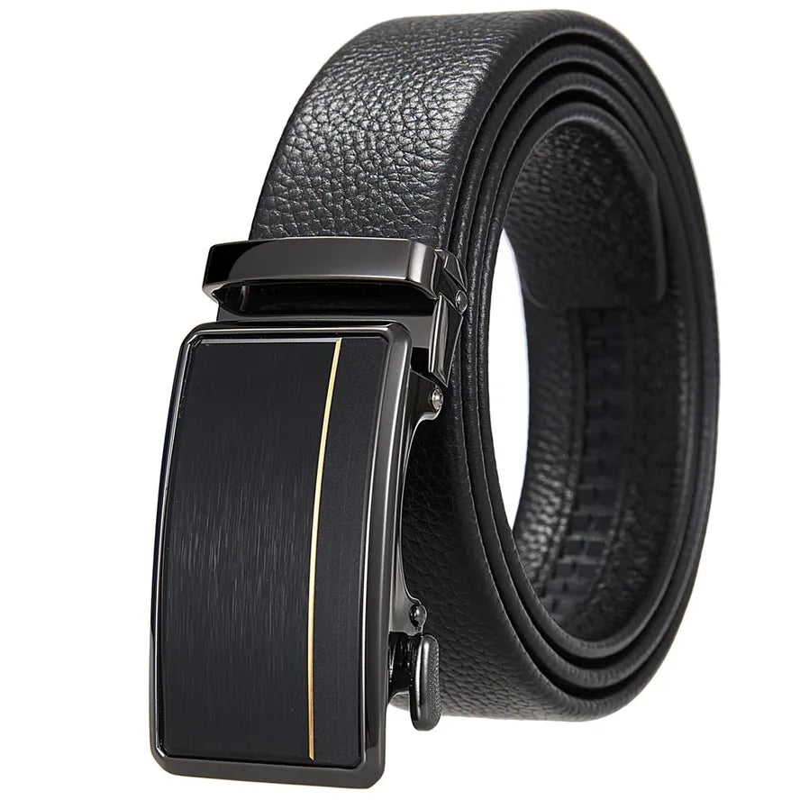 HKM-094355 Men's Alloy Automatic Buckle - 3.5cm Wide - Model LY36-25632-5