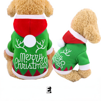 HKM-0944189 Santa Outfit for Pets - Comfortable Cotton Clothes for Christmas Celebrations