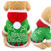HKM-0944189 Santa Outfit for Pets - Comfortable Cotton Clothes for Christmas Celebrations