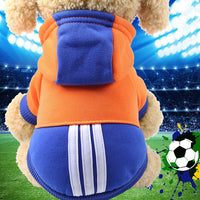HKM-0944829 Cartoon Hooded Sweater for Dogs and Cats - Cozy Cotton Pet Clothing for Autumn and Winter