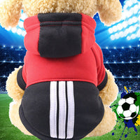 HKM-0944829 Cartoon Hooded Sweater for Dogs and Cats - Cozy Cotton Pet Clothing for Autumn and Winter