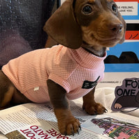 HKM-0945341 Casual Cotton Waffle Vest for Pets in Multiple Sizes