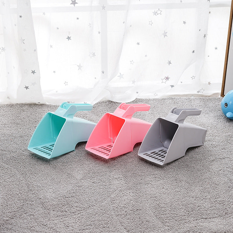 HKM-094675 Cat Litter Shovel with Trash Can for Easy Waste Disposal and Cleanup