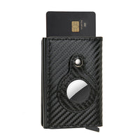 HKM-094675 Men's PU Leather Multifunctional Card Holder Wallet with Banknote Clip and Card Slots