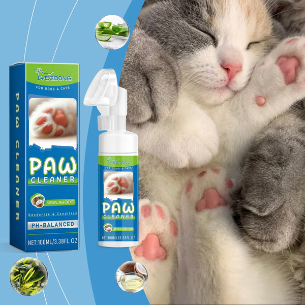 HKM-0947389 Pet Foot Cleaner Foam for Easy Paw and Foot Care - 100ml
