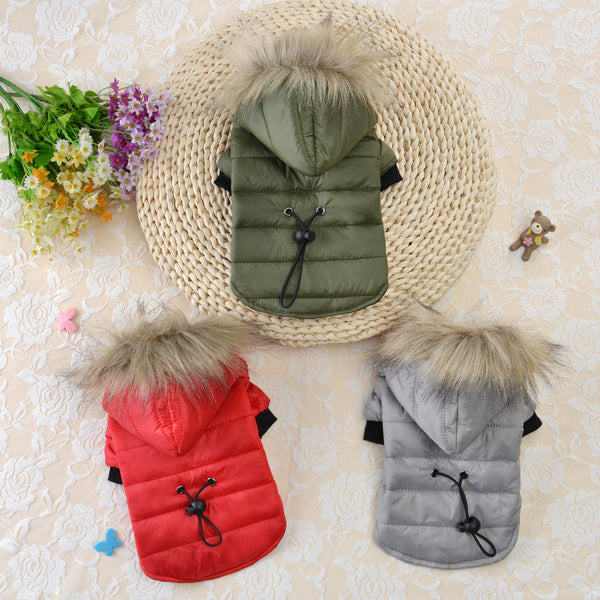HKM-0949693 Adjustable Winter Jacket for Cats and Dogs - Comfortable and Stylish in Various Colors