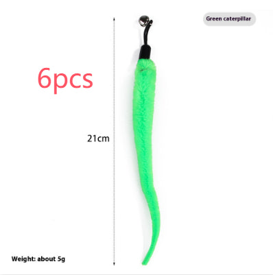HKM-0950333 Telescopic Cat Wand Toy with Glass Fiber and Plush, Extends to 98cm