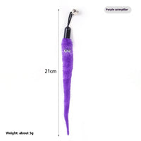 HKM-0950333 Telescopic Cat Wand Toy with Glass Fiber and Plush, Extends to 98cm