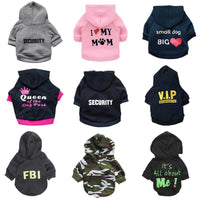 HKM-0950589 Fleece Printed Dog Clothes for Small to Extra Large Breeds