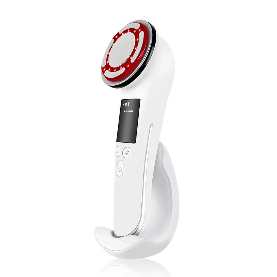 HKM-095123 Microcurrent Facial Massager Tool for Home Use – Cooling and Firming Galvanic Skin Care Device