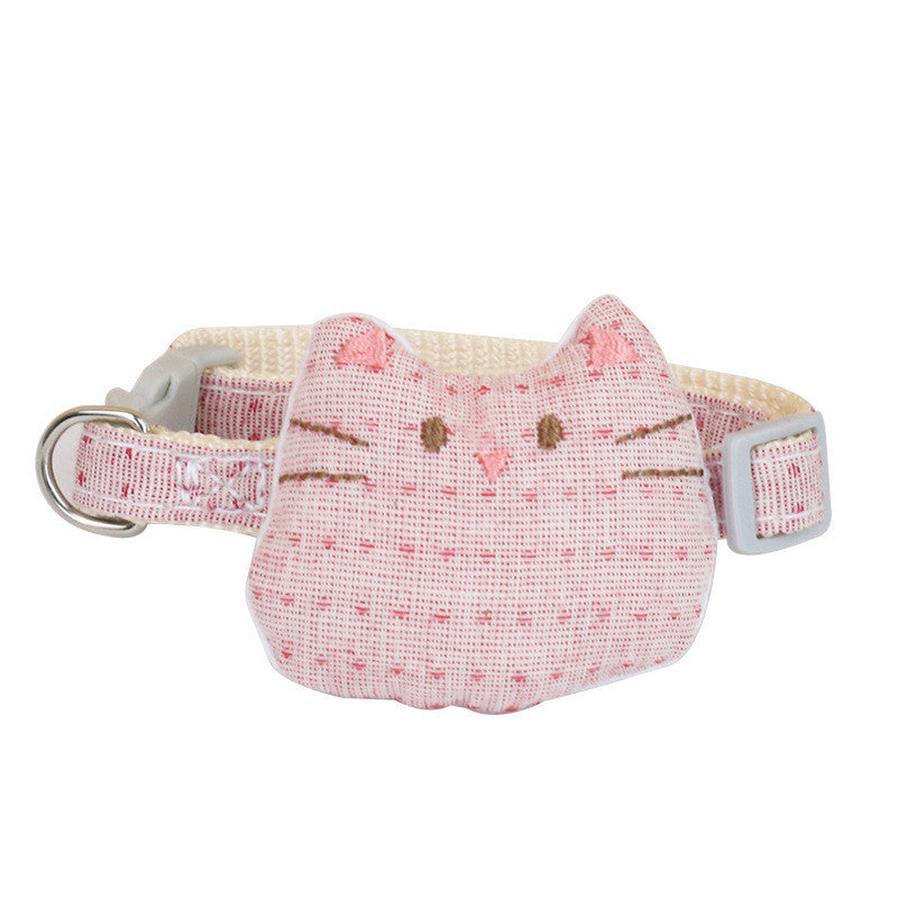 HKM-095187 Multicolor Random Cat Bow Tie Collars - 12 Pack, Polyester Casual Design