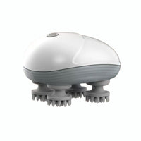 HKM-0952765 Electric Pet Massager for Cats and Dogs - Deep Tissue Soothing Tool with Rechargeable Design and Four Rotating Heads for Joint Relief and Relaxation